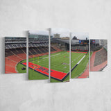 Cincinnati Bearcats Wall Art Nippert Stadium Canvas Prints American,Multi Panels,Sport Stadium Art Prints, Fan Gift