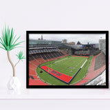 Cincinnati Bearcats Wall Art Nippert Stadium Art Prints American,Sport Stadium Art Prints, Fan Gift, Wall Decor