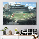 Cincinnati Bengals Stadium Canvas Prints Paul Brown Stadium Wall Art,Sport Stadium Art Prints, Fan Gift, Wall Decor