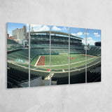 Cincinnati Bengals Stadium Canvas Prints Paul Brown Stadium Wall Art,Multi Panels B,Sport Stadium Art Prints, Fan Gift