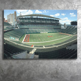 Cincinnati Bengals Stadium Canvas Prints Paul Brown Stadium Wall Art,Sport Stadium Art Prints, Fan Gift, Wall Decor