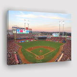 Cincinnati Reds Stadium Canvas Prints Great Americal Ballpark Wall Art,Sport Stadium Art Prints, Fan Gift, Wall Decor