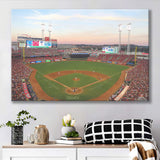 Cincinnati Reds Stadium Canvas Prints Great Americal Ballpark Wall Art,Sport Stadium Art Prints, Fan Gift, Wall Decor
