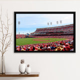 Cincinnati Reds Wall Art Great Americal Ballpark Stadium Framed Canvas Prints,Sport Stadium Art Prints, Fan Gift