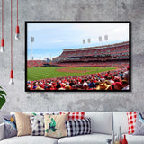 Cincinnati Reds Wall Art Great Americal Ballpark Stadium Art Prints,Sport Stadium Art Prints, Fan Gift, Wall Decor