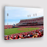 Cincinnati Reds Wall Art Great Americal Ballpark Stadium Canvas Prints,Sport Stadium Art Prints, Fan Gift, Wall Decor