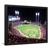 Cincinnati Reds Wall Art Great American Ballpark Stadium Art Prints,Sport Stadium Art Prints, Fan Gift, Wall Decor