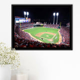 Cincinnati Reds Wall Art Great American Ballpark Stadium Framed Canvas Prints,Sport Stadium Art Prints, Fan Gift