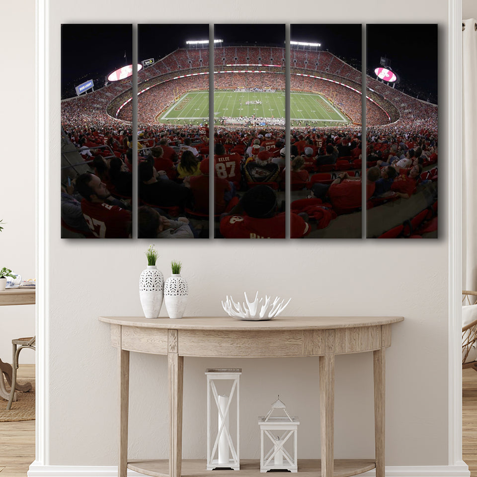 Cinco De Septiembre Stadium, Stadium Canvas, Sport Art, Gift for him, Multi Panels B, Canvas Prints Wall Art Decor