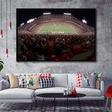 Cinco De Septiembre Stadium, Stadium Canvas, Sport Art, Gift for him, Framed Canvas Prints Wall Art Decor, Framed Picture