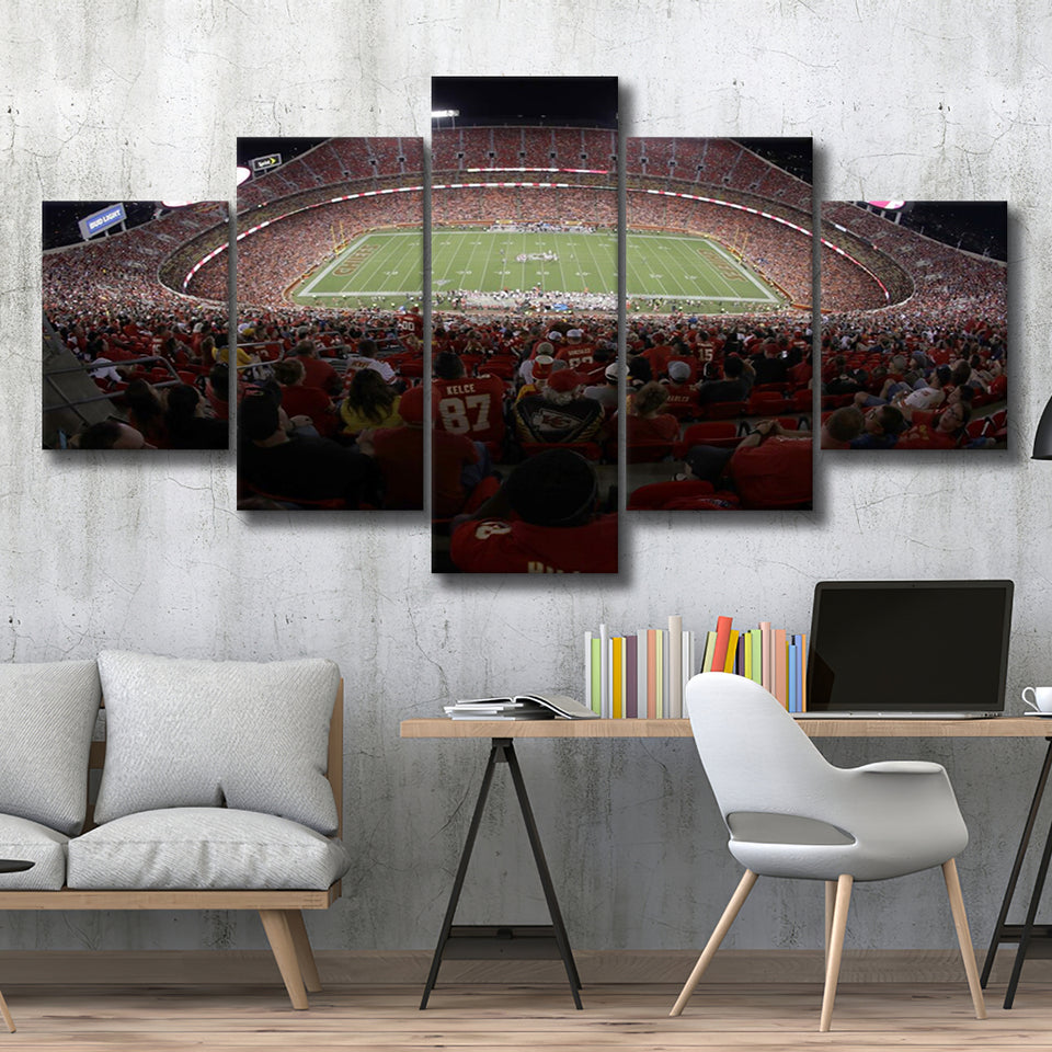 Cinco De Septiembre Stadium, Stadium Canvas, Sport Art, Large Canvas, Multi Panels, Canvas Prints Wall Art Decor
