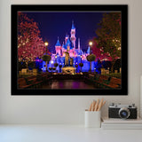 Cinderella Castle Canvas Disney Caste Canvas Art Framed Art Prints Wall Decor - Painting Prints, Framed Picture