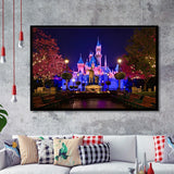 Cinderella Castle Canvas Disney Caste Canvas Art Framed Art Prints Wall Decor - Painting Prints, Framed Picture