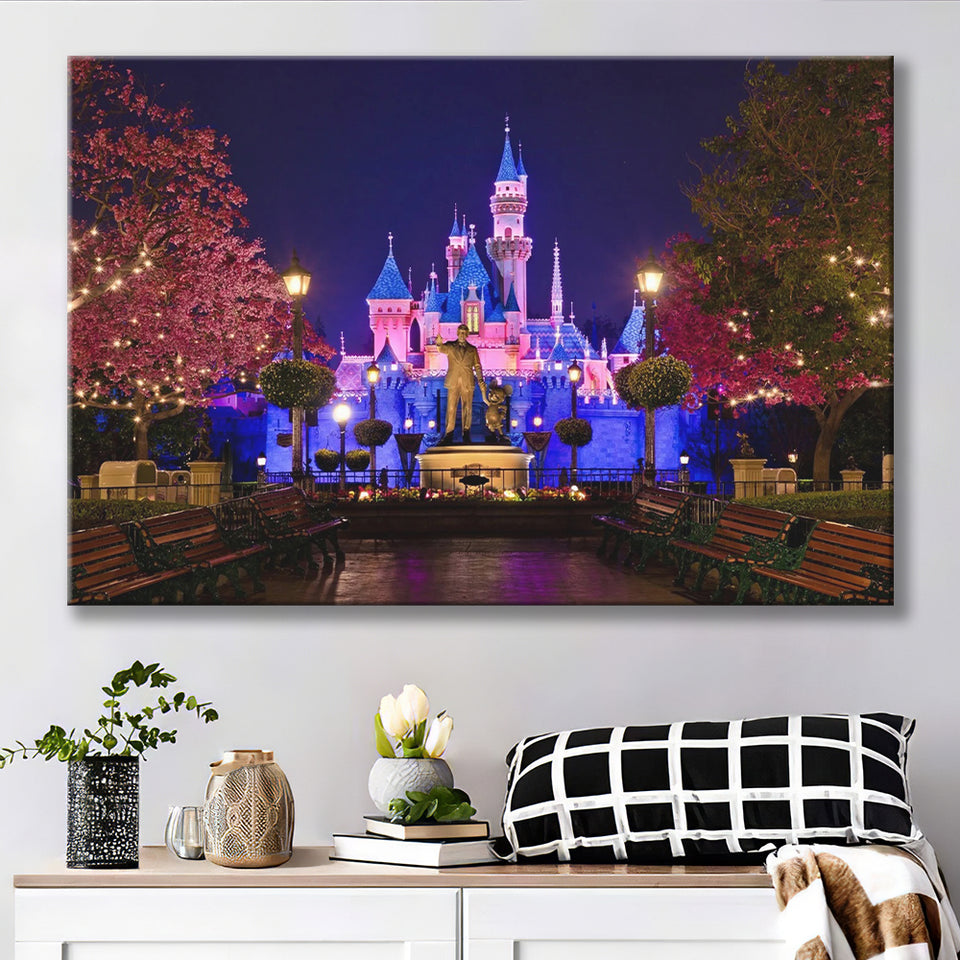 Cinderella Castle Canvas Disney Caste Canvas Art Canvas Prints Wall Art - Painting Prints, Wall Decor, Art Prints