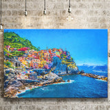 Cinque Terre Cool Canvas Prints Wall Art Decor - Paiting Canvas, Art Prints, Wall Decor, For Sale
