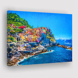 Cinque Terre Cool Canvas Prints Wall Art Decor - Paiting Canvas, Art Prints, Wall Decor, For Sale