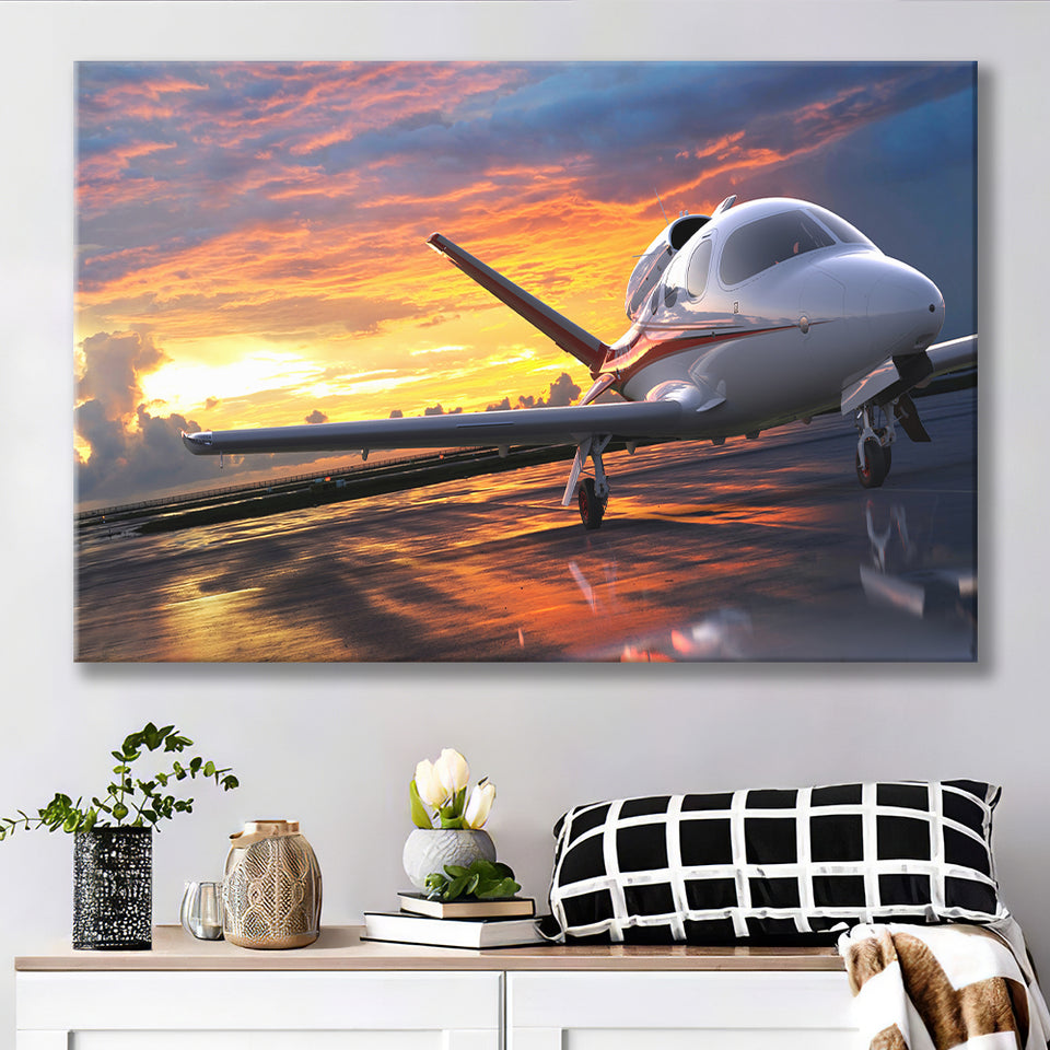 Cirrus Sf50 Vision Jet Like To Fly Canvas Prints Wall Art - Painting Canvas, Wall Decor,Art Prints, Painting Prints, For Sale