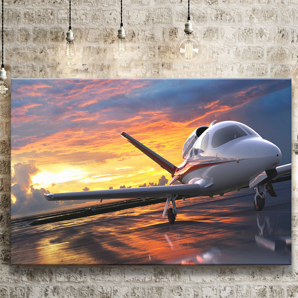 Cirrus Sf50 Vision Jet Like To Fly Canvas Prints Wall Art - Painting Canvas, Wall Decor,Art Prints, Painting Prints, For Sale