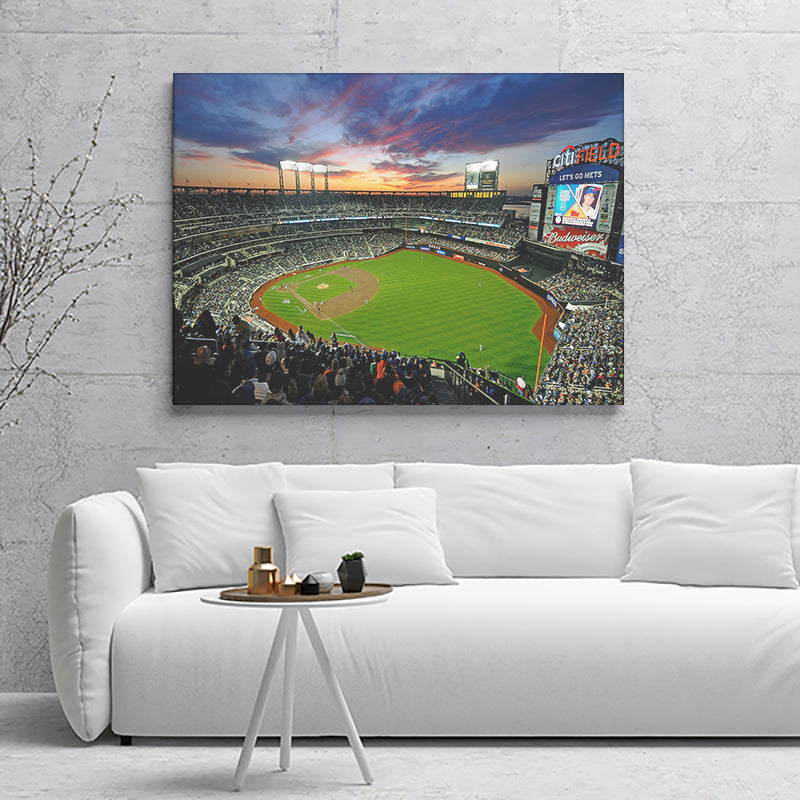 Citi Background On Hip Citi Field  Canvas Wall Art - Canvas Prints, Prints for Sale, Canvas Painting, Canvas on Sale