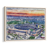 Citi Field Mets Stadium Watercolor, Sport Art Prints Fan Gift, Framed Canvas Prints Wall Art Decor