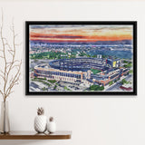 Citi Field Mets Stadium Watercolor, Sport Art Prints Fan Gift, Framed Canvas Prints Wall Art Decor