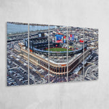 Citi Field Aerial View, Stadium Canvas, Sport Art, Gift for him, Multi Panels B, Canvas Prints Wall Art Decor