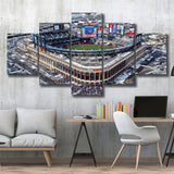 Citi Field Aerial View, Stadium Canvas, Sport Art, Large Canvas, Multi Panels, Canvas Prints Wall Art Decor