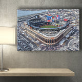 Citi Field Aerial View, Stadium Canvas, Sport Art, Gift for him, Fan Gift, Canvas Prints Wall Art Decor