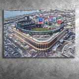 Citi Field Aerial View, Stadium Canvas, Sport Art, Gift for him, Fan Gift, Canvas Prints Wall Art Decor