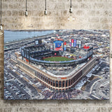 Citi Field Aerial View, Stadium Canvas, Sport Art, Gift for him, Fan Gift, Canvas Prints Wall Art Decor