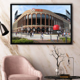 Citi Field Stadium Framed Canvas Prints Stadium New York Mets Wall Art,Sport Stadium Art Prints, Fan Gift
