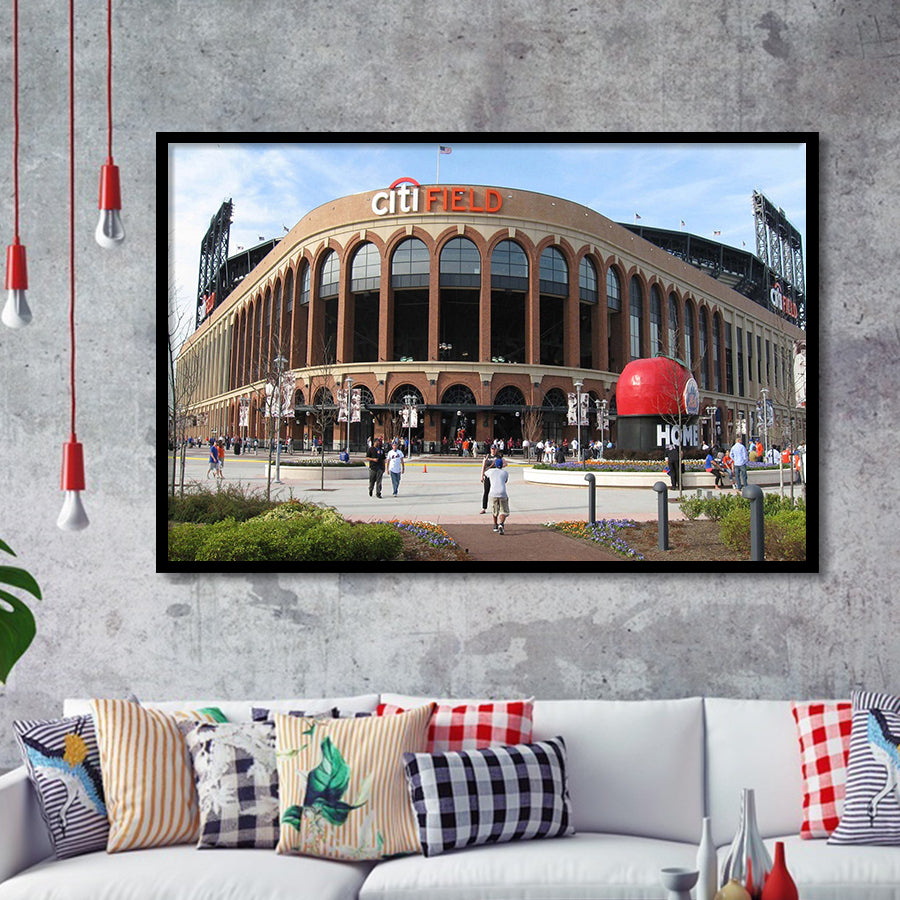 Citi Field Stadium Art Prints Stadium New York Mets Wall Art,Sport Stadium Art Prints, Fan Gift, Wall Decor