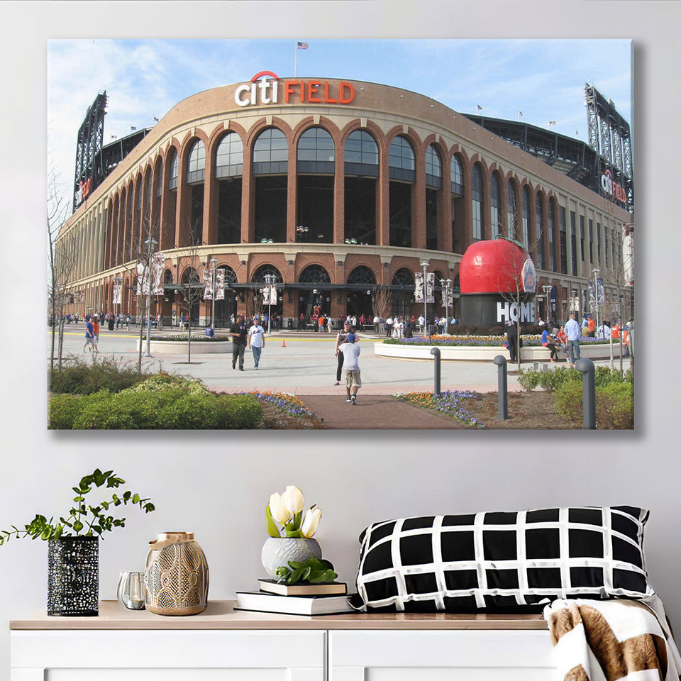 Citi Field Stadium Canvas Prints Stadium New York Mets Wall Art,Sport Stadium Art Prints, Fan Gift, Wall Decor