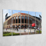 Citi Field Stadium Canvas Prints Stadium New York Mets Wall Art,Multi Panels B,Sport Stadium Art Prints, Fan Gift