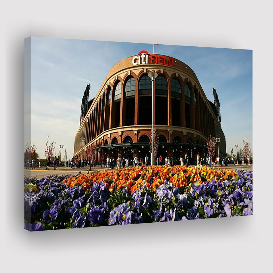 Citi Field Outside View, Stadium Canvas, Sport Art, Gift for him, Fan Gift, Canvas Prints Wall Art Decor