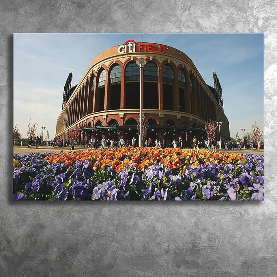 Citi Field Outside View, Stadium Canvas, Sport Art, Gift for him, Fan Gift, Canvas Prints Wall Art Decor