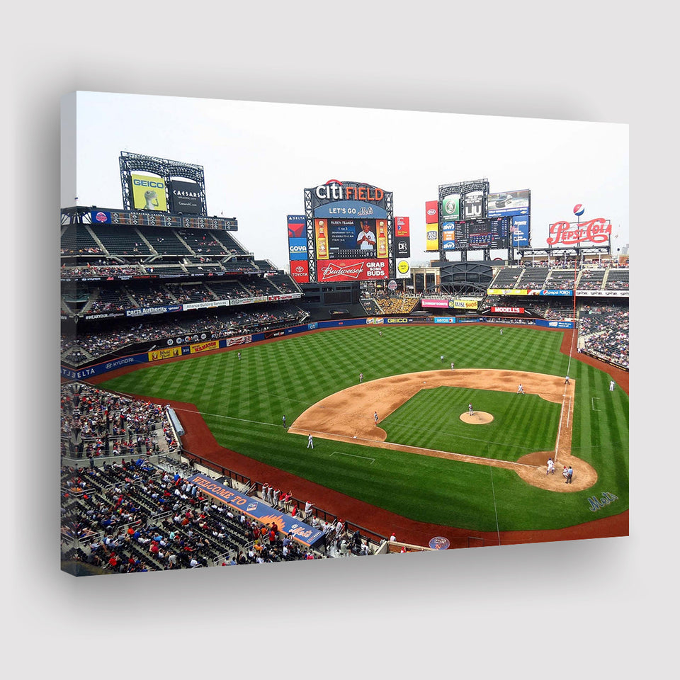 Citi Field Poster New York Mets Stadium Wall,Sport Stadium Art Prints, Fan Gift, Wall Decor