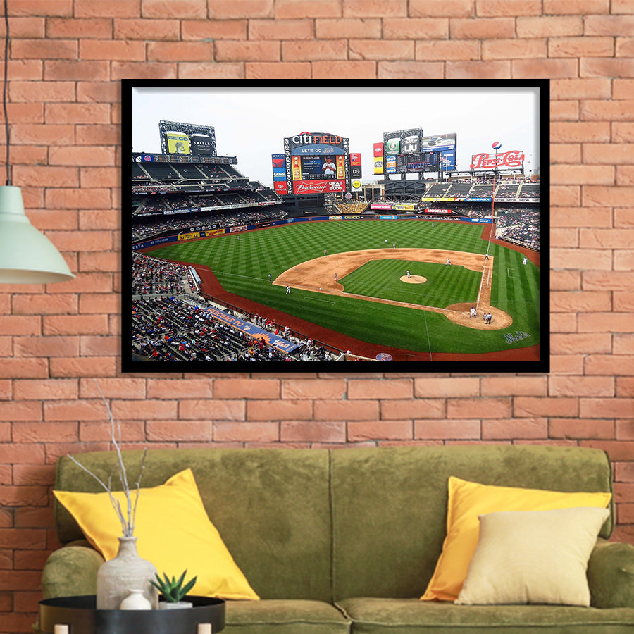 Citi Field Poster New York Mets Stadium Wall,Sport Stadium Art Prints, Fan Gift, Wall Decor