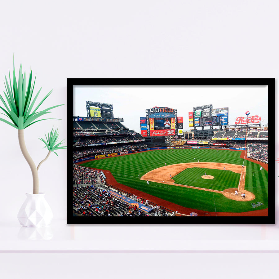 Citi Field Poster New York Mets Stadium Wall,Sport Stadium Art Prints, Fan Gift, Wall Decor