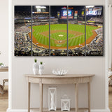 Citi Field Stadium Canvas Prints New York Mets Wall Art,Multi Panels B,Sport Stadium Art Prints, Fan Gift