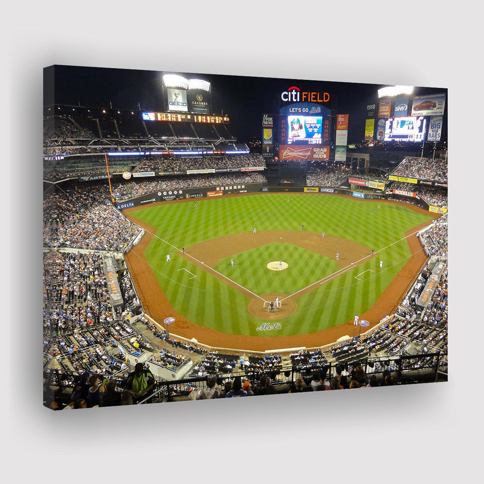 Citi Field Stadium Canvas Prints New York Mets Wall Art,Sport Stadium Art Prints, Fan Gift, Wall Decor