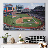 Citi Field Stadium Opening Day, Stadium Canvas, Sport Art, Gift for him, Fan Gift, Canvas Prints Wall Art Decor