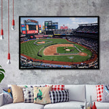 Citi Field Stadium Opening Day, Stadium Canvas, Sport Art, Gift for him, Framed Art Prints Wall Art Decor, Framed Picture