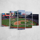 Citi Field Stadium Opening Day, Stadium Canvas, Sport Art, Large Canvas, Multi Panels, Canvas Prints Wall Art Decor