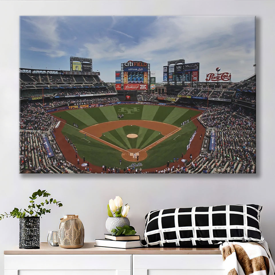 Citi Field Stadium, Stadium Canvas, Sport Art, Gift for him, Fan Gift, Canvas Prints Wall Art Decor