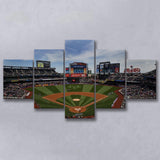 Citi Field Stadium, Stadium Canvas, Sport Art, Large Canvas, Multi Panels, Canvas Prints Wall Art Decor