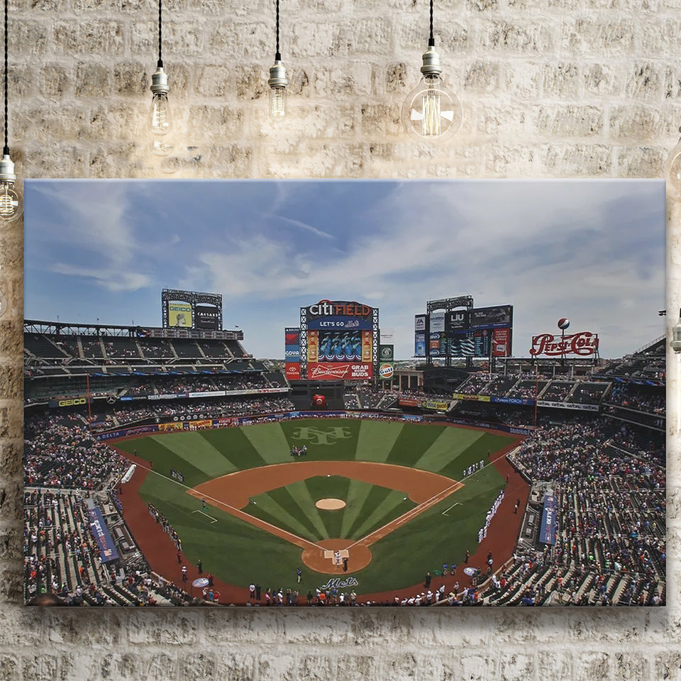 Citi Field Stadium, Stadium Canvas, Sport Art, Gift for him, Fan Gift, Canvas Prints Wall Art Decor