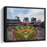 Citi Field Stadium Framed Canvas Prints Wall Art - Painting Canvas, Wall Decor, Canvas Art, Floating Frame