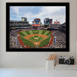 Citi Field Stadium Framed Art Prints Wall Decor - Painting Prints, Wall Art, Framed Picture, Black Frame