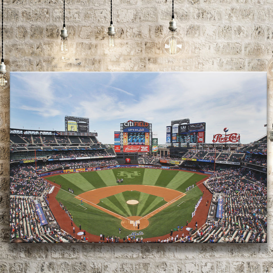Citi Field Stadium Canvas Prints Wall Art - Painting Canvas, Wall Decor, Canvas Art, For Sale